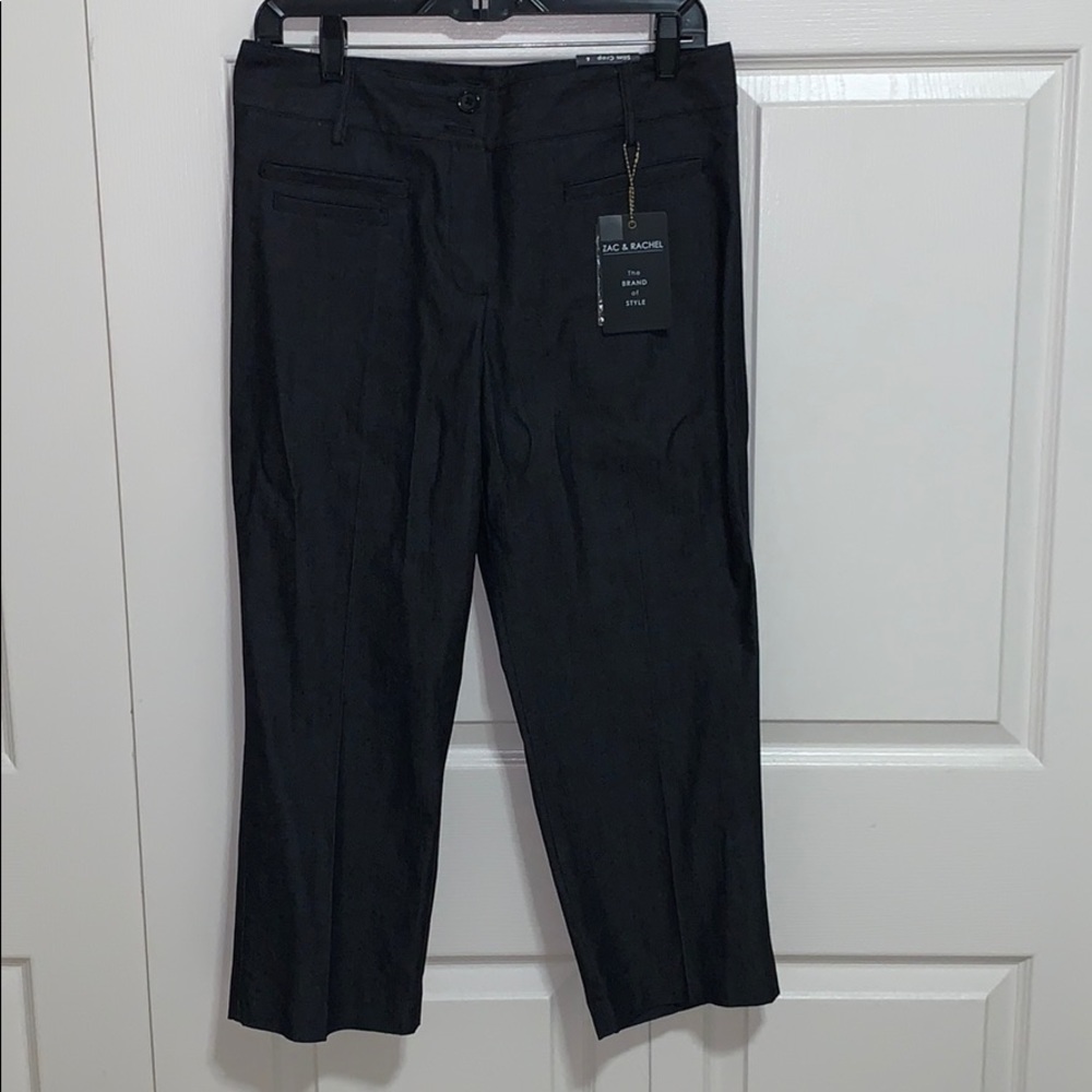 Zac & Rachel Slim Crop Pant- size 6
